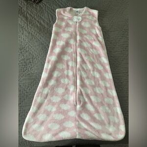 Hudson Baby HB Fleece Plush Sleeping Bag Sack Blanket Pink Clouds 18-24 Months